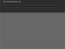 Tablet Screenshot of directpaysystem.net